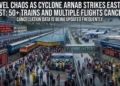 Cyclone Arnab travel disruptions