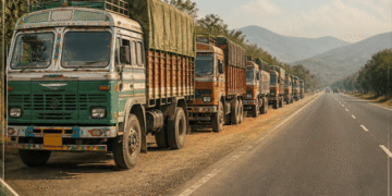 illegal truck parking Odisha highways mining areas