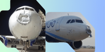 IndiGo flight hit by lightning