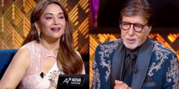 ​Madhuri Dixit Impresses Amitabh Bachchan with Devdas Performance on KBC