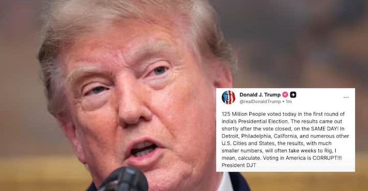 ​Trump Confuses Brazil for India: Claims 125 Million Voted in 'India’s Presidential Election'